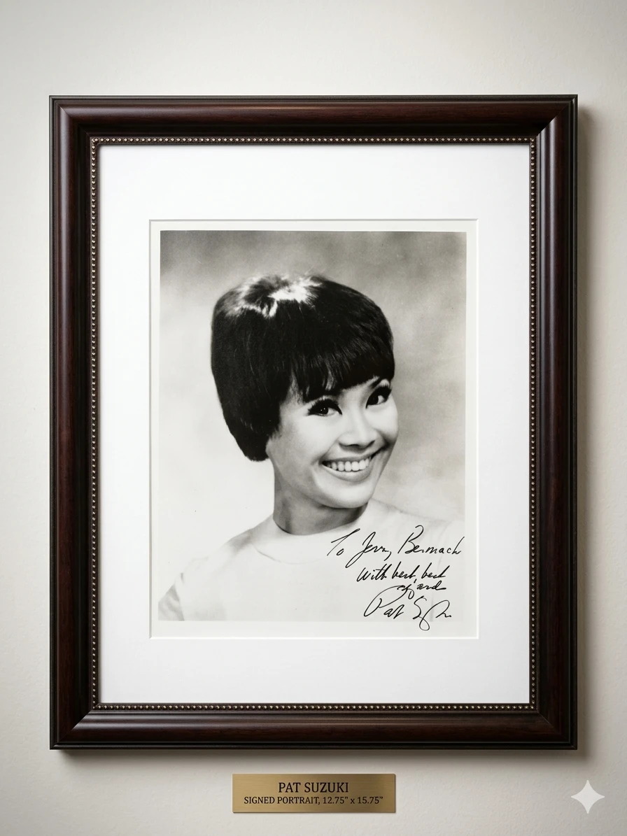 Pat Suzuki Signed Portrait 12.75" x 15.75"