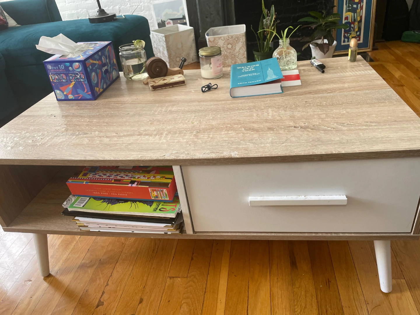 Modern Coffee Table with Storage