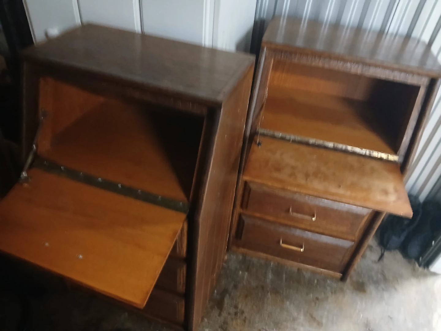 2 tall night stands - photo 2