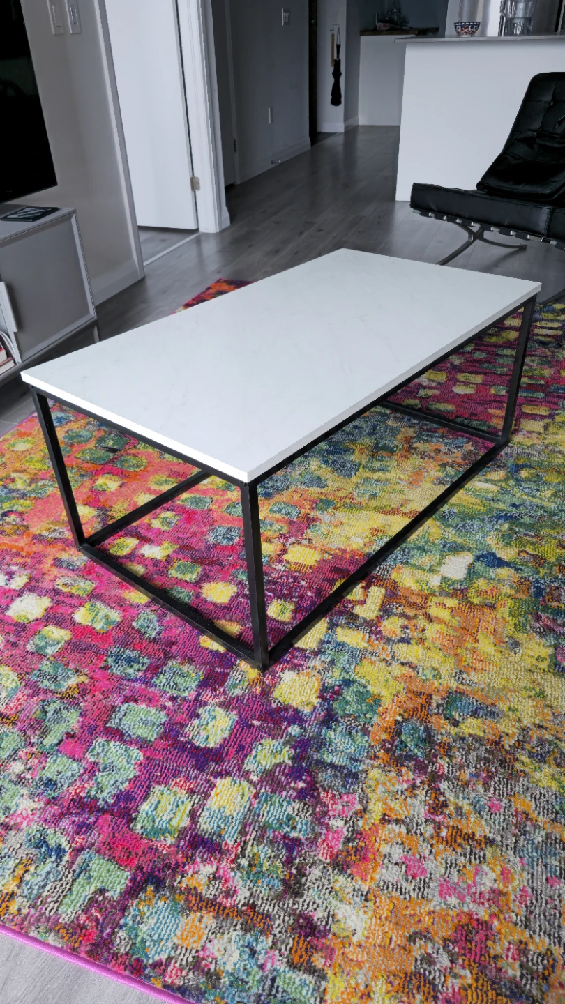 Hexham Coffee Table - Metal Base