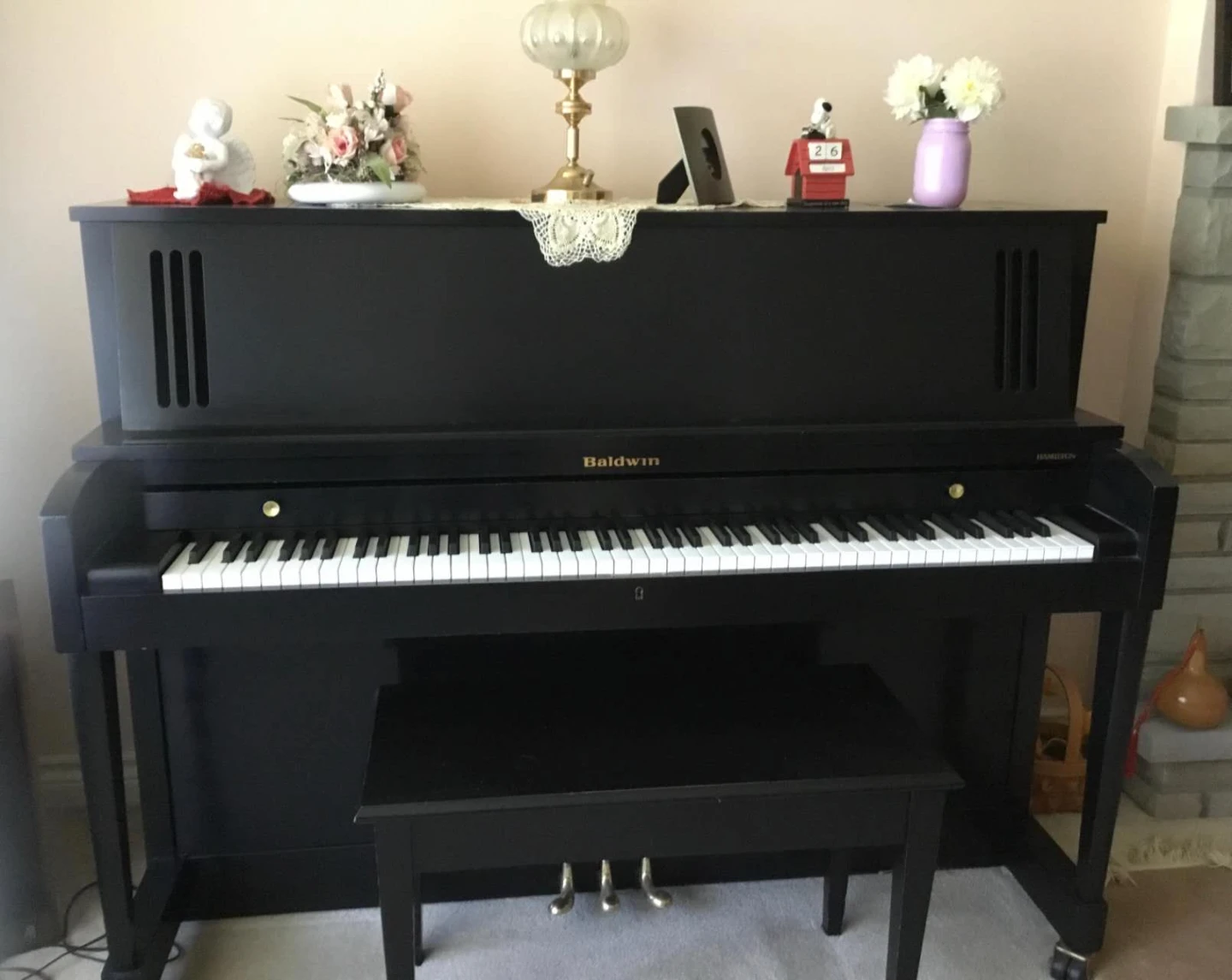 Baldwin Upright Piano with Bench