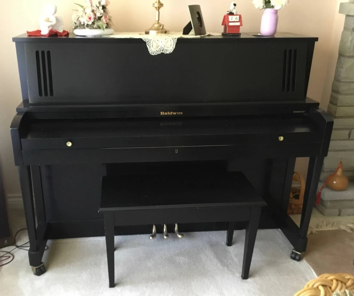 Baldwin Upright Piano with Bench - photo 2