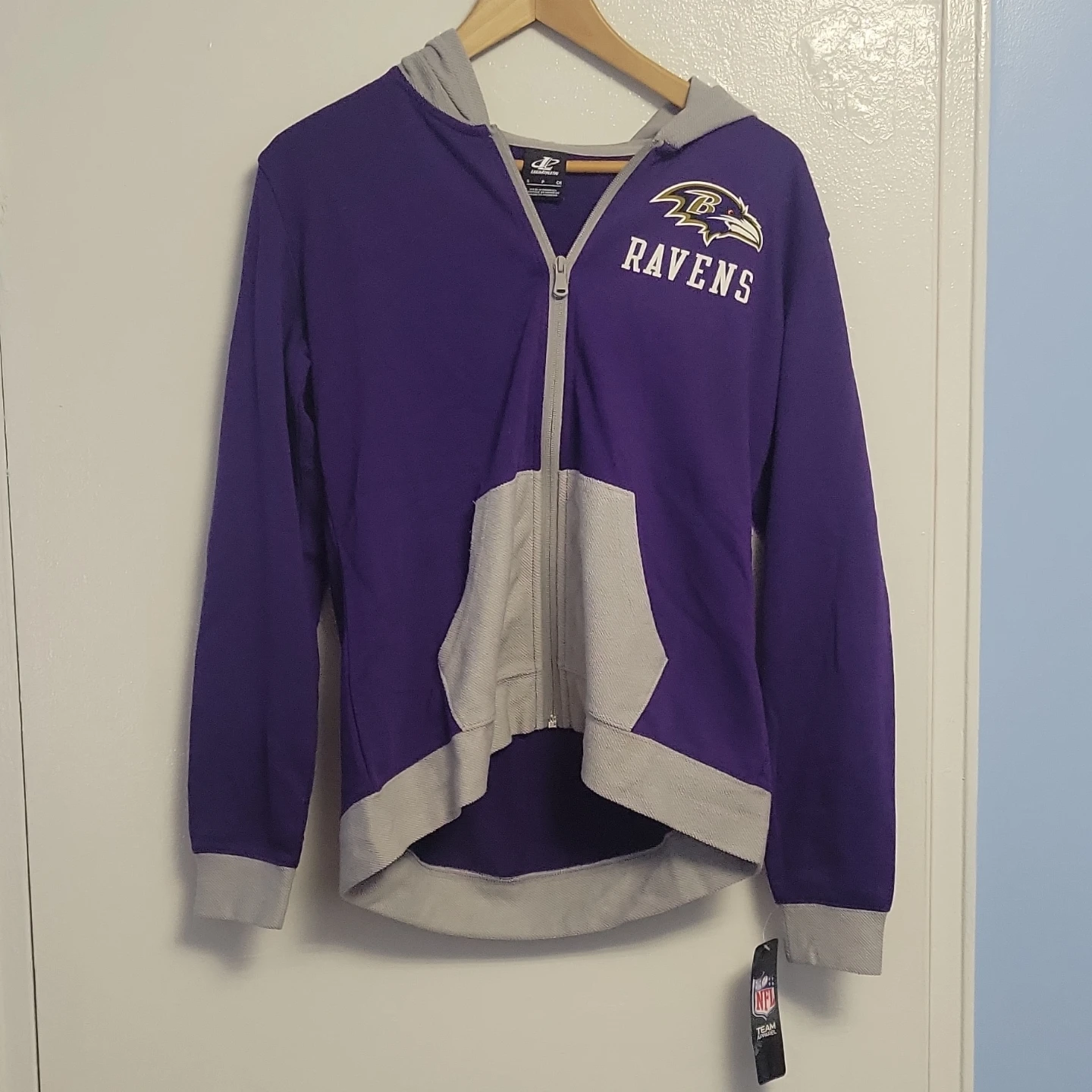 Logo Athletic Baltimore Ravens Zip-Up Hoodie