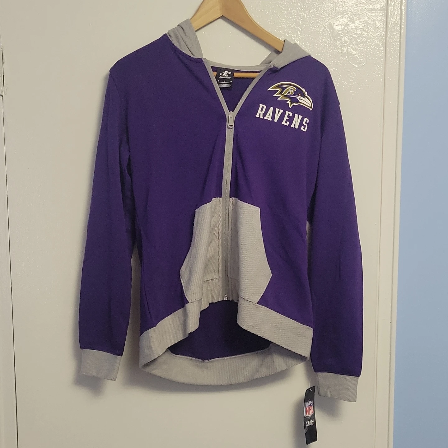 Logo Athletic Baltimore Ravens Zip-Up Hoodie - photo 2