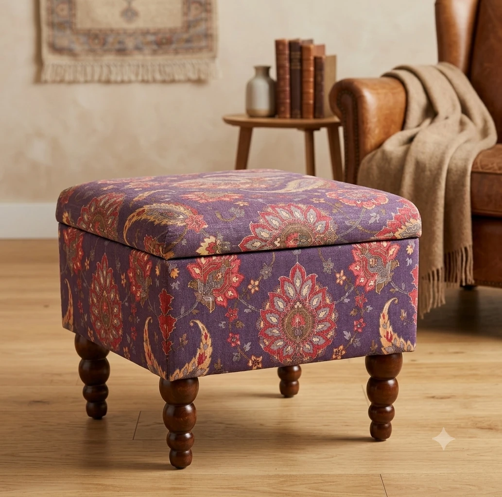 Storage Ottoman Footstool