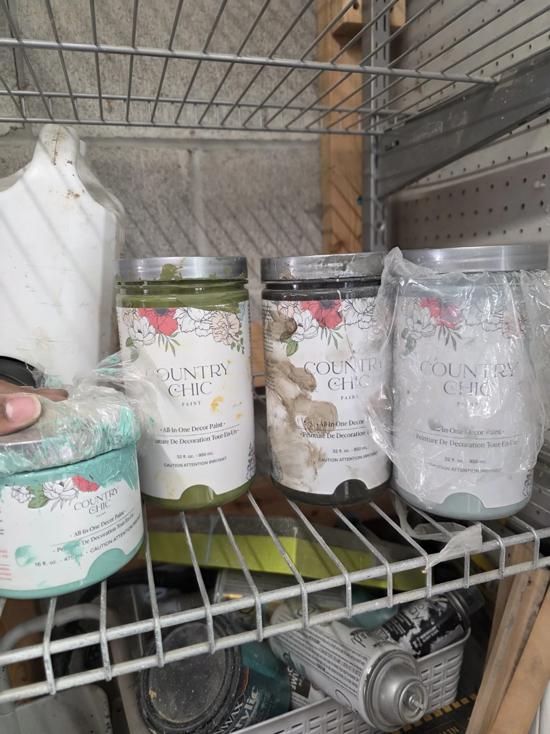 ⚽ Country Chic All-In-One Decor Paint OPENED AS IS