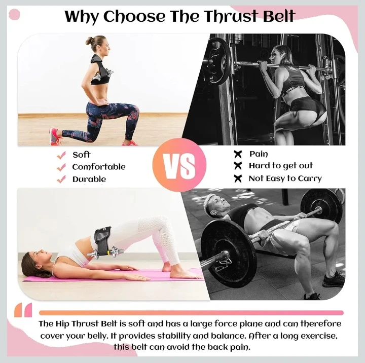 NEW!   2 Hip Thrust Belts for Weight Training - photo 2