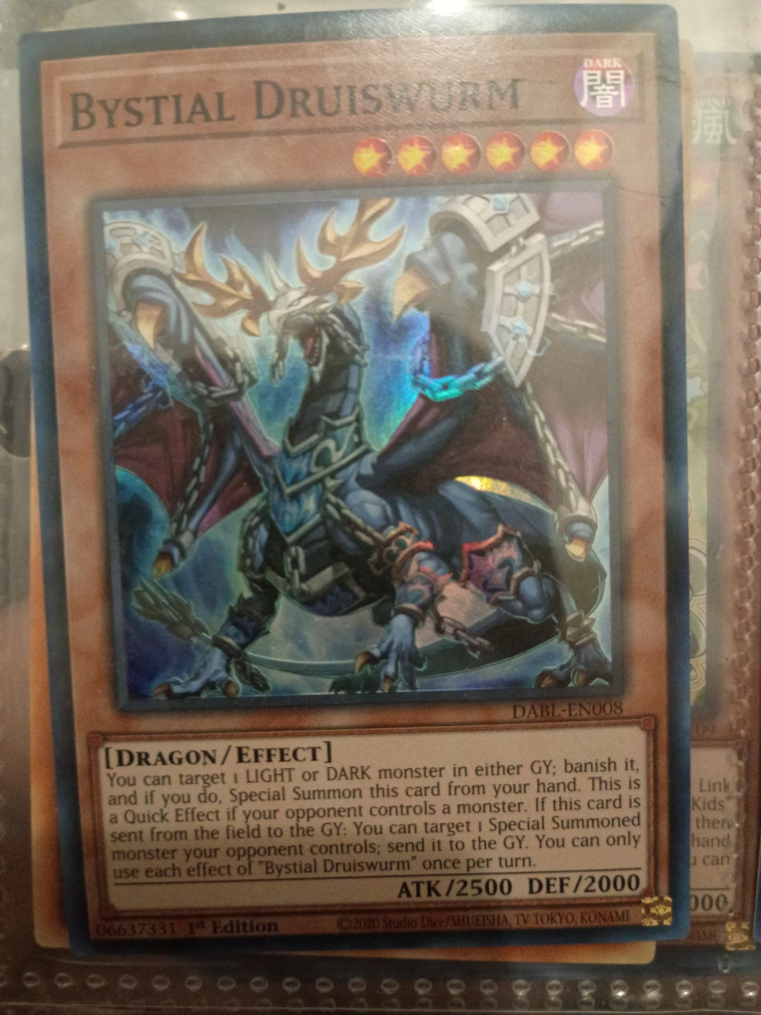 Bystial Druiswurm Yu-Gi-Oh! ⚽ DABL-EN008