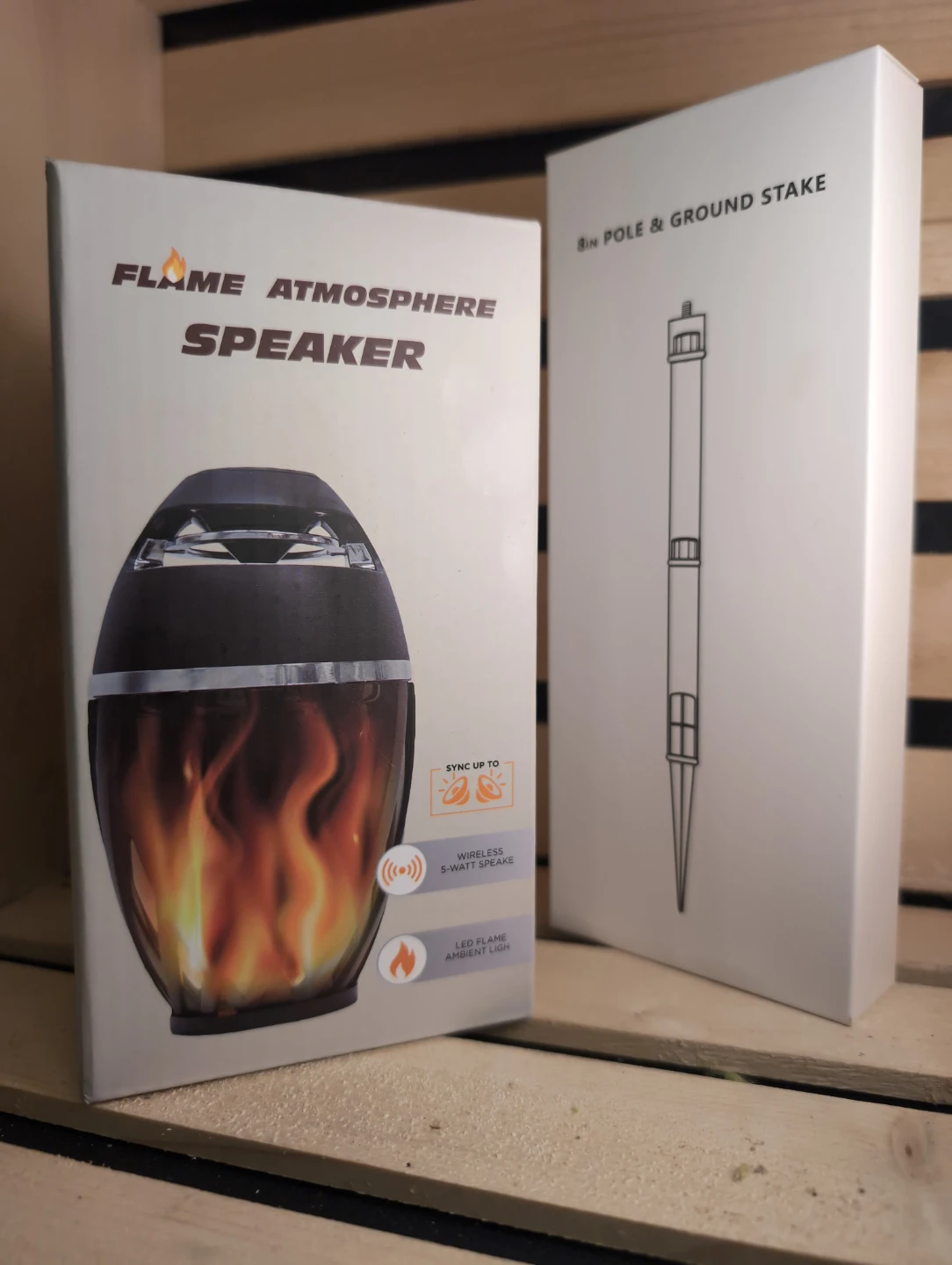 Wireless 🛜 Flame 🔥 Atmosphere Speaker 🔊