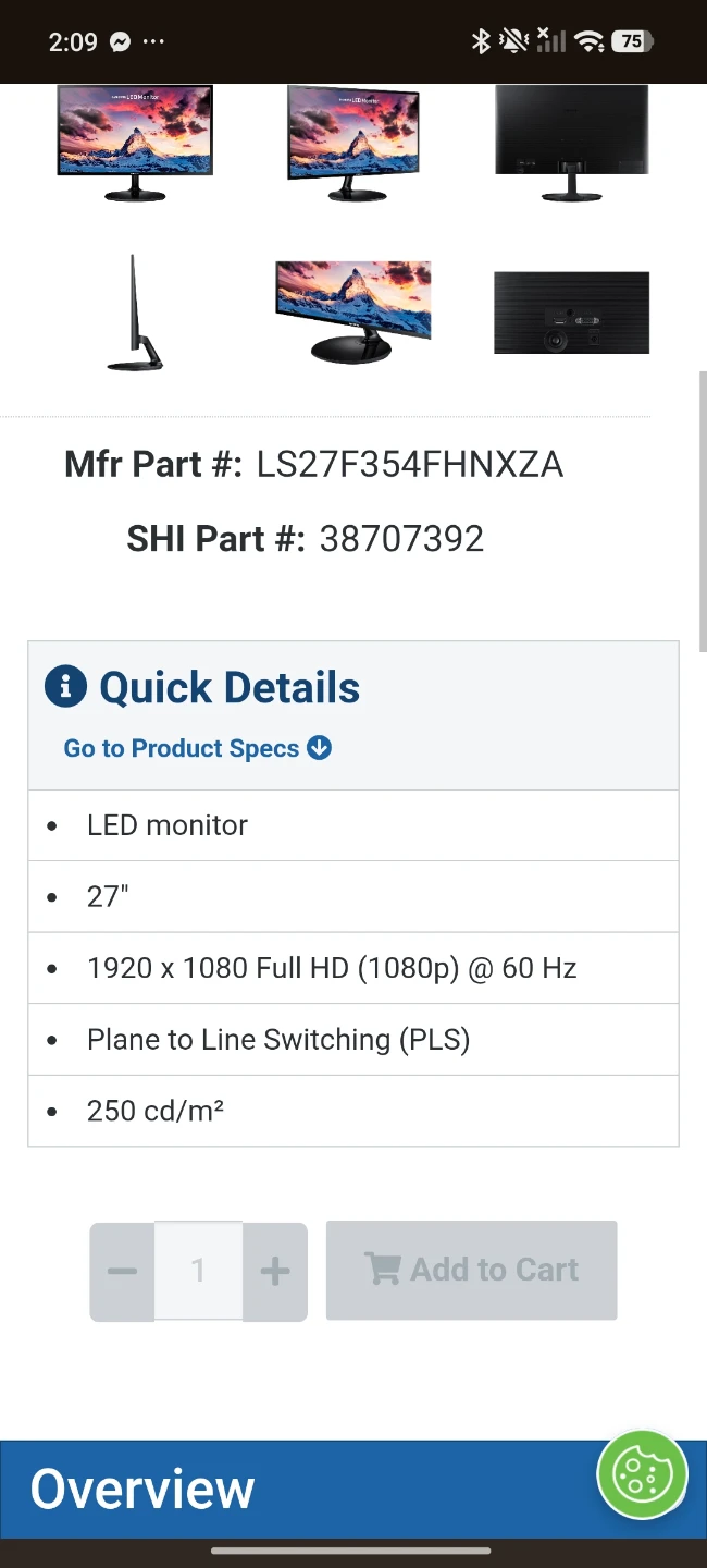 Samsung Monitor 27 inch - photo 3