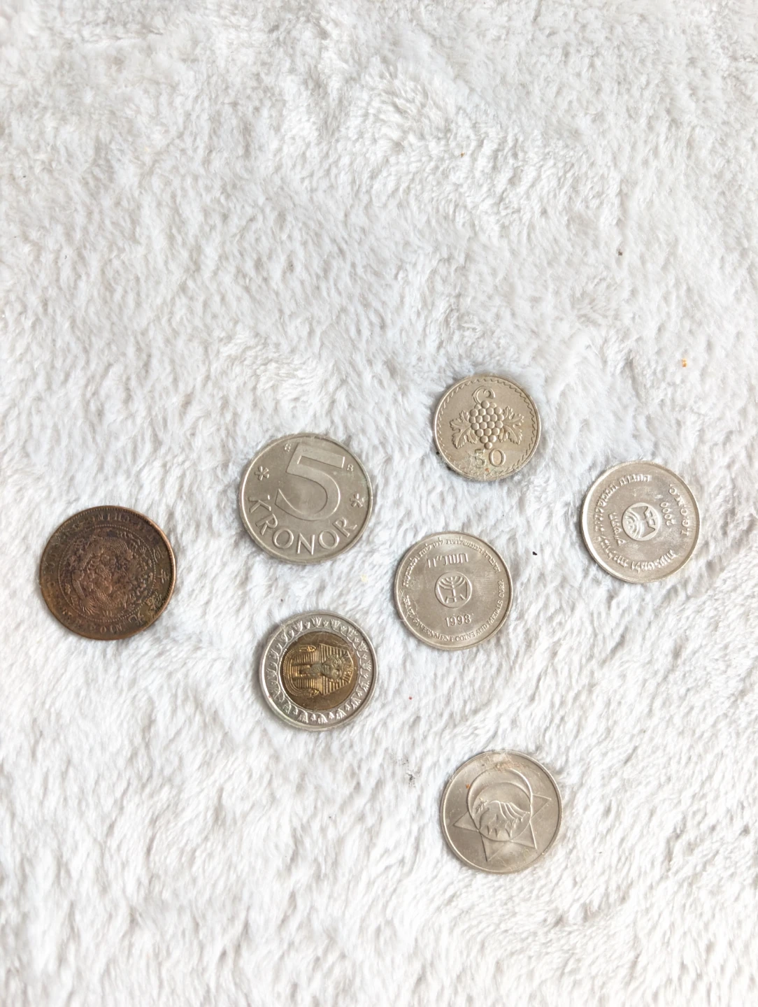 ⚽Collection of assorted foreign coins - photo 4