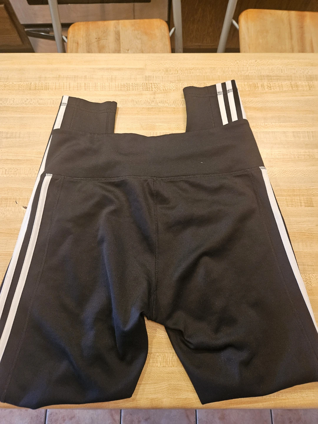 Adidas Black CLIMALITE Leggings Size L - photo 4