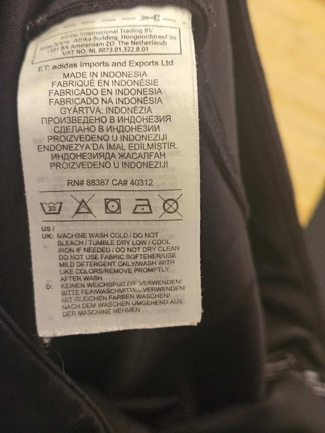Adidas Black CLIMALITE Leggings Size L - photo 5