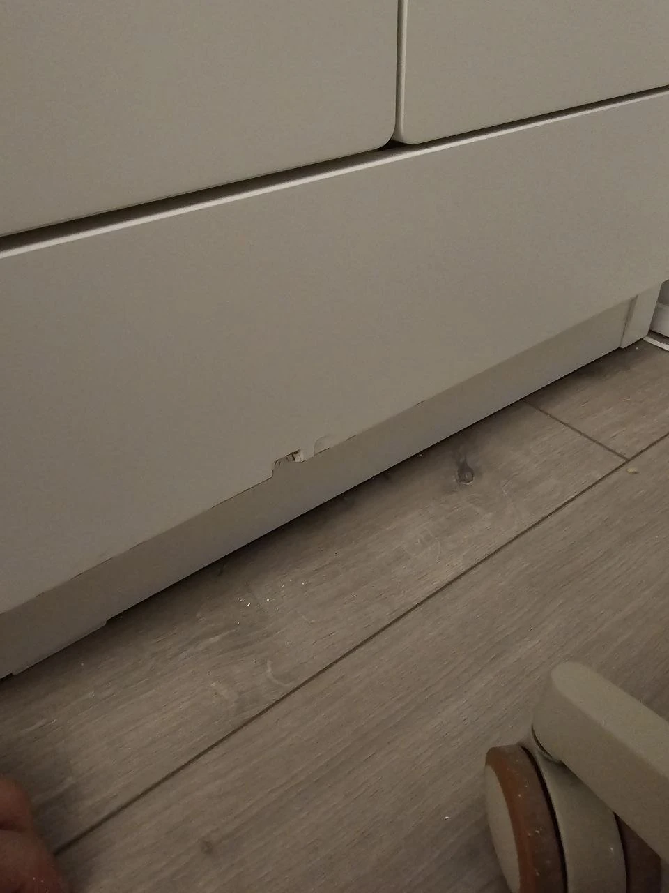 White Loft Bed with Desk and Storage - photo 3