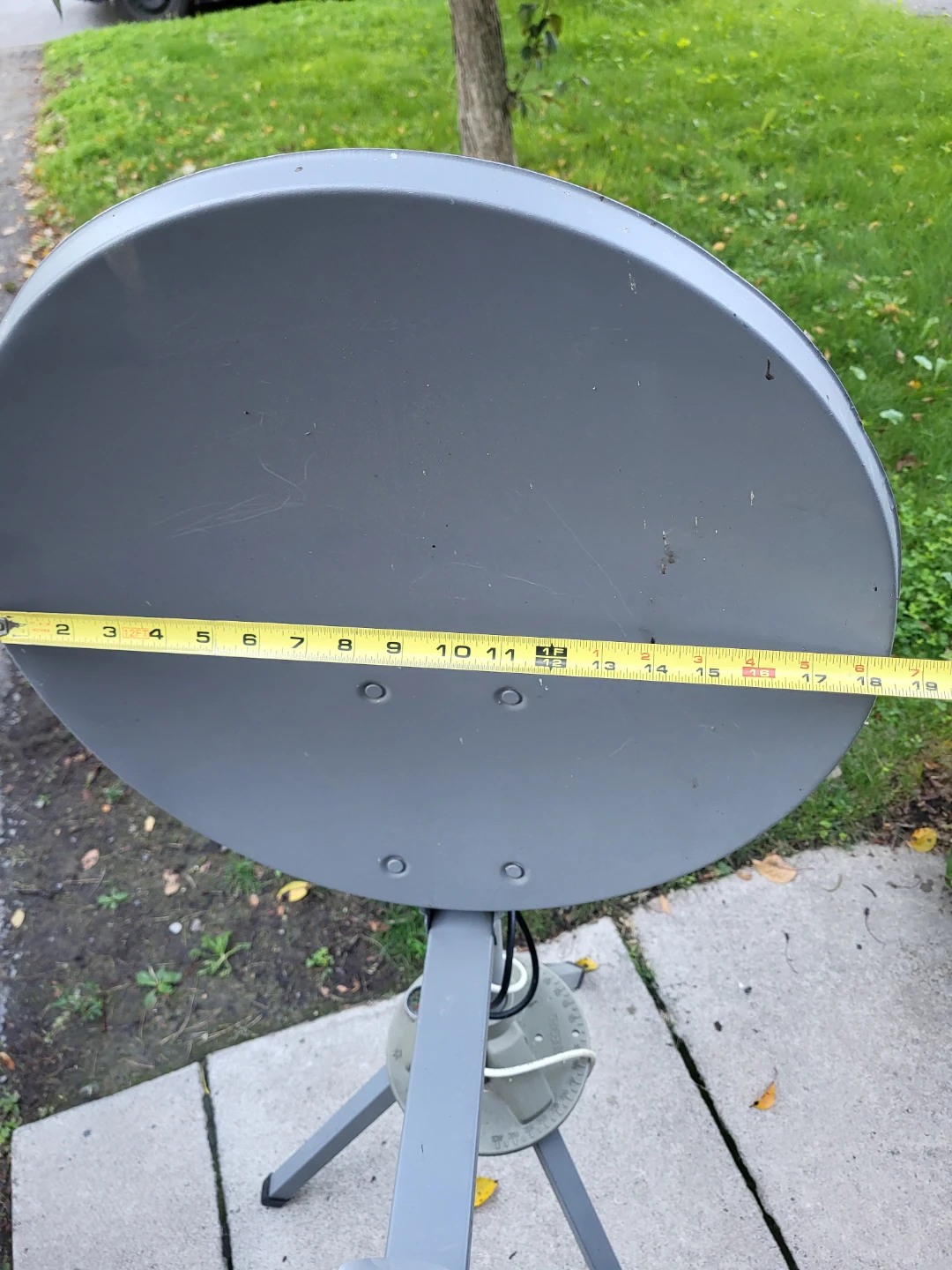 Grey Satellite Dish with Tripod Stand - photo 5