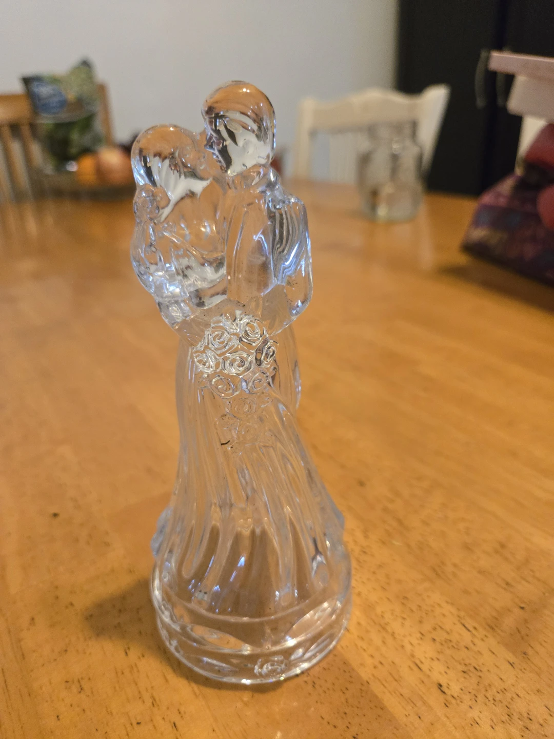 Crystal Bride and Groom Figurine