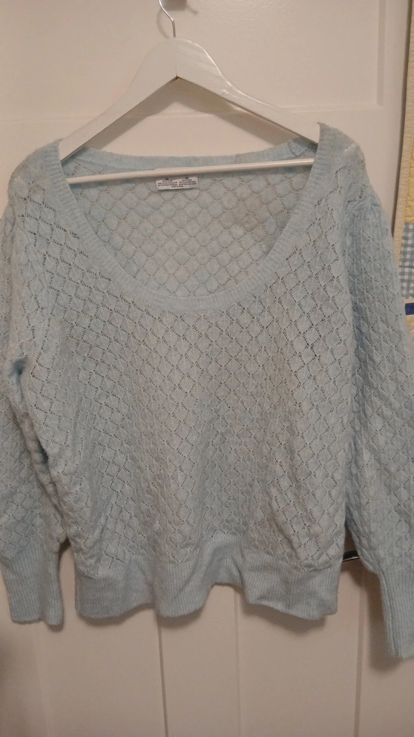 Old Navy Light Blue Knit Sweater