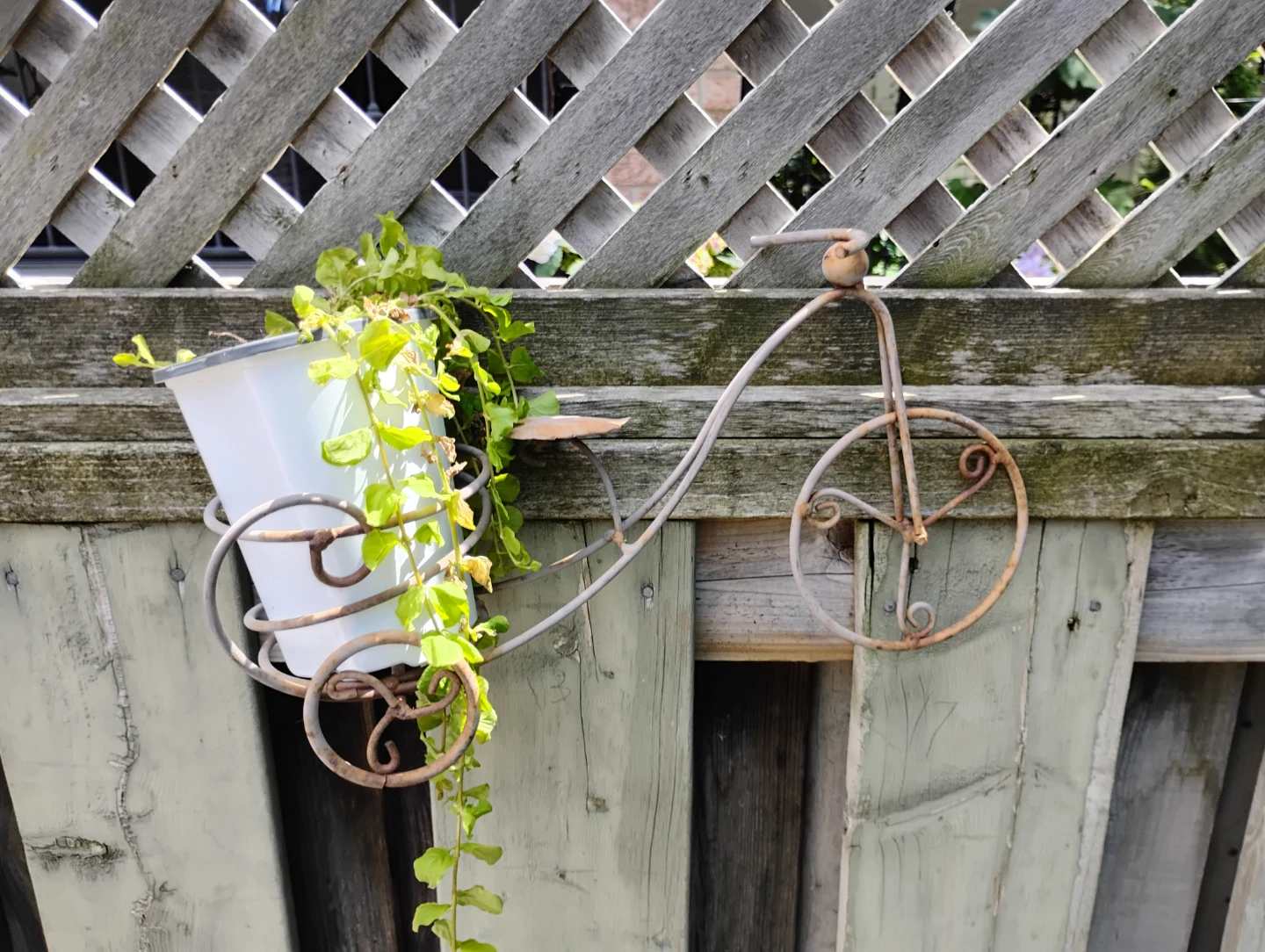 Decorative Metal Bicycle Plant Holder⚽ - photo 3