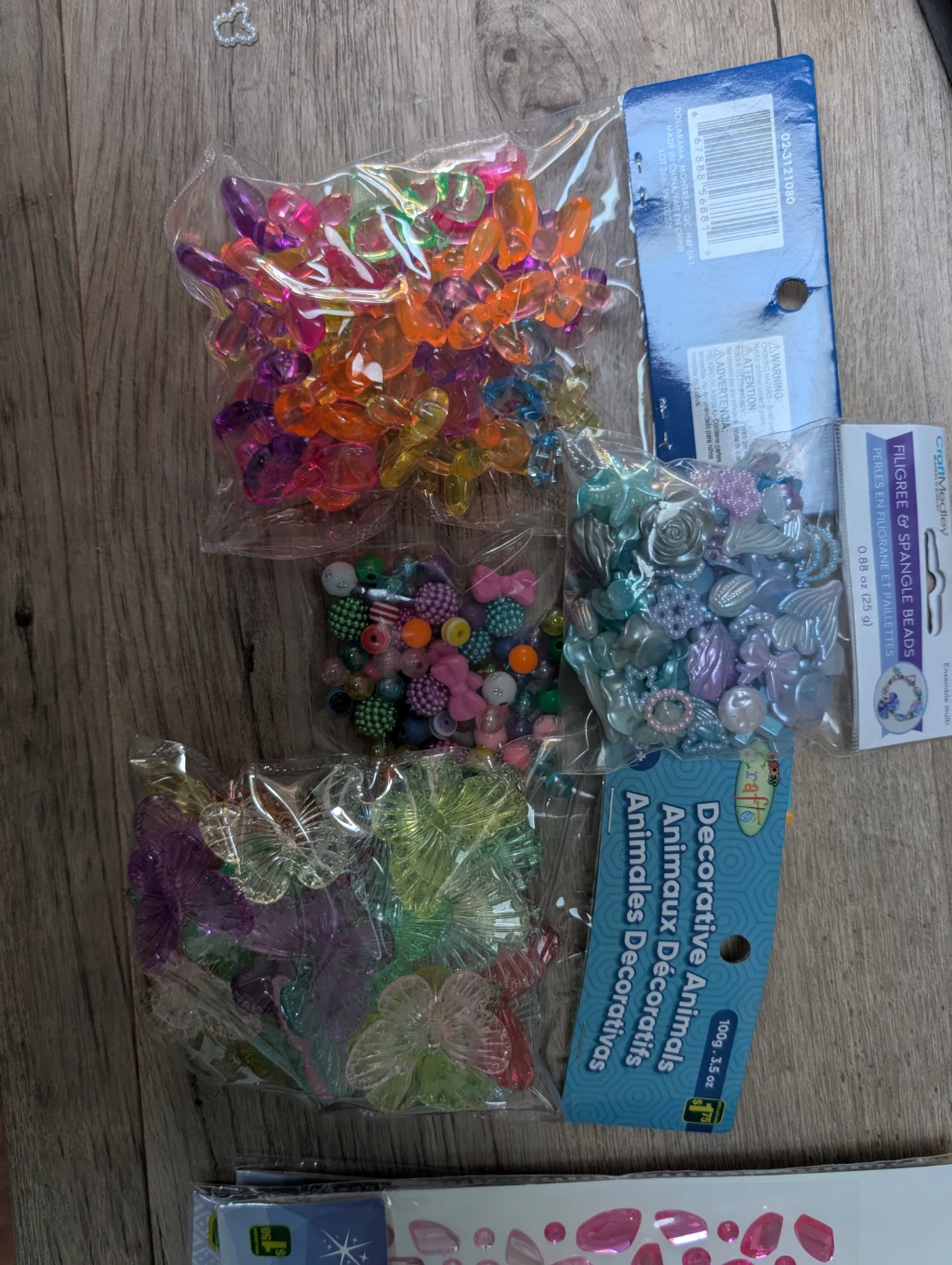 Crafting Supplies Bundle: Beads, Stickers, and Embellishments - photo 4