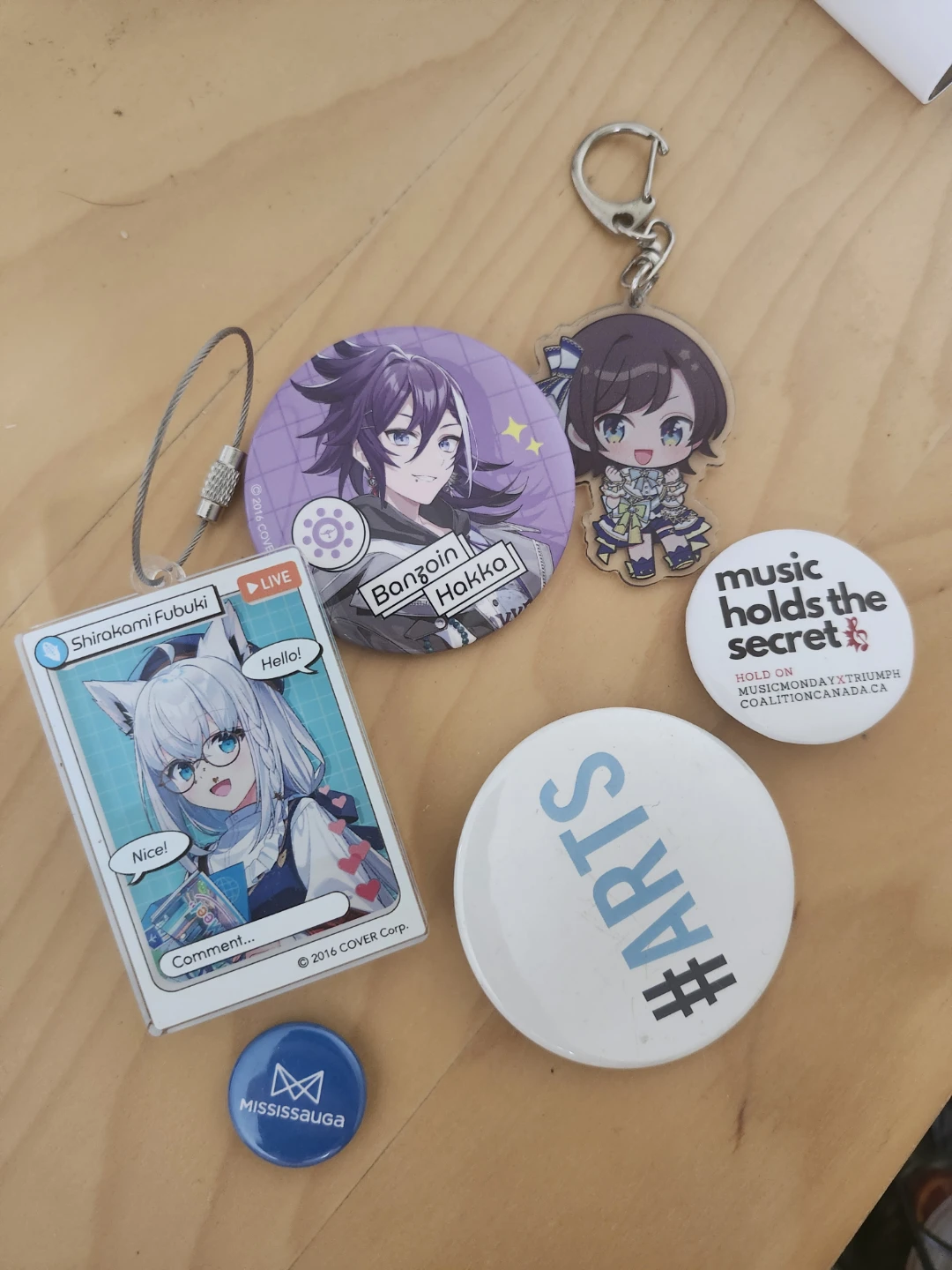 Hololive Shirakami Fubuki and Banzoin Hakka Merch Lot
