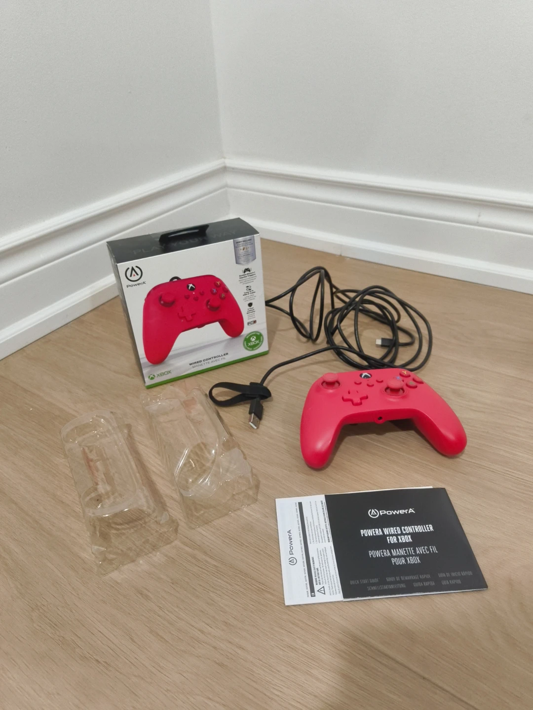 Red Xbox Wired Controller