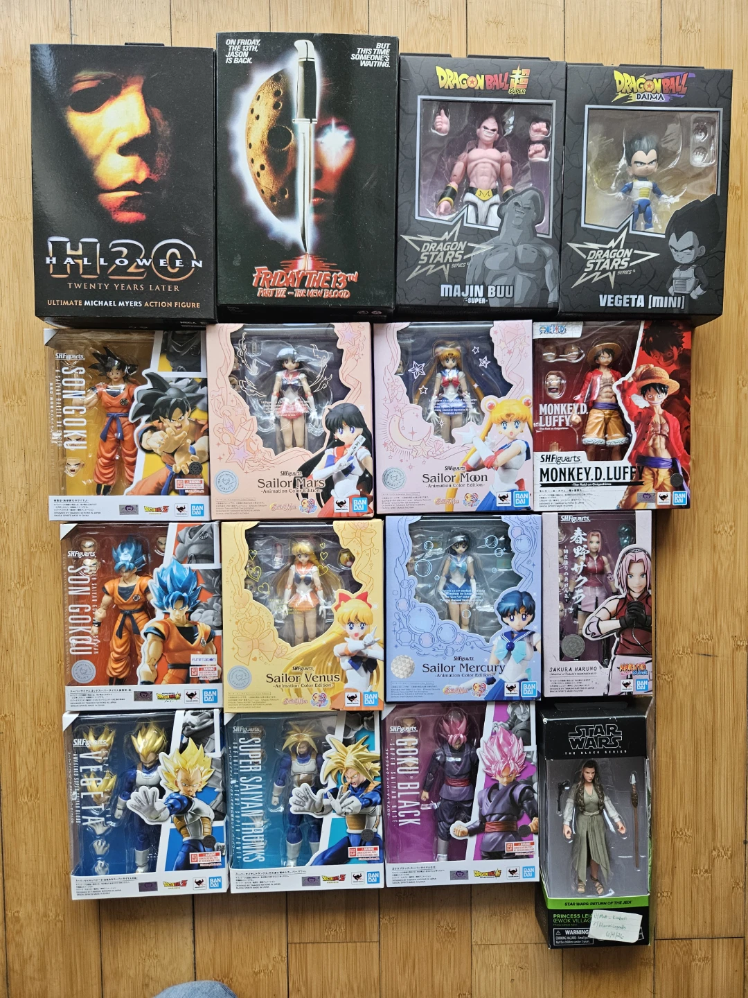 Assorted Action Figures - Marvel Legends, Dragon Ball, S.H. Neca