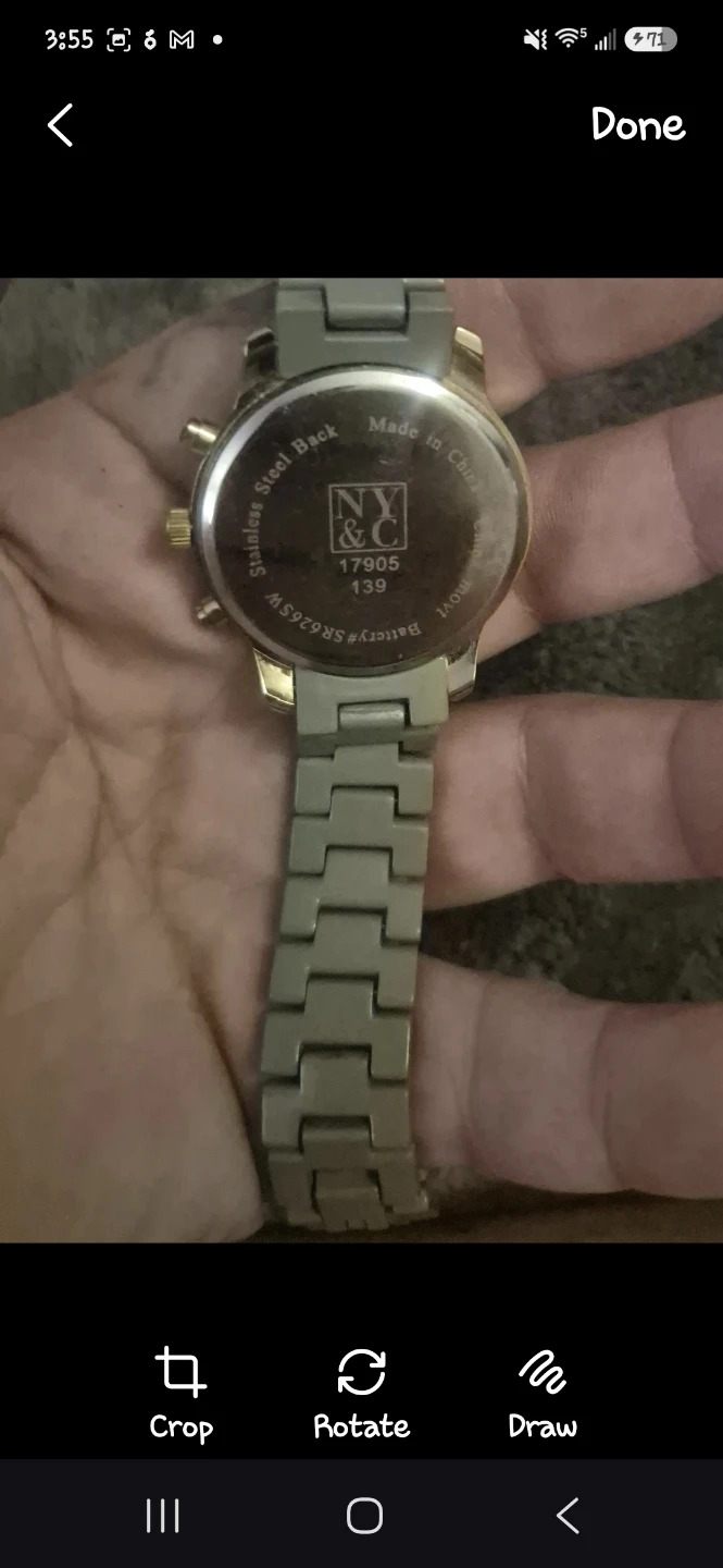 ⚽NY & Company Women's Silver Watch with Rhinestones - photo 2