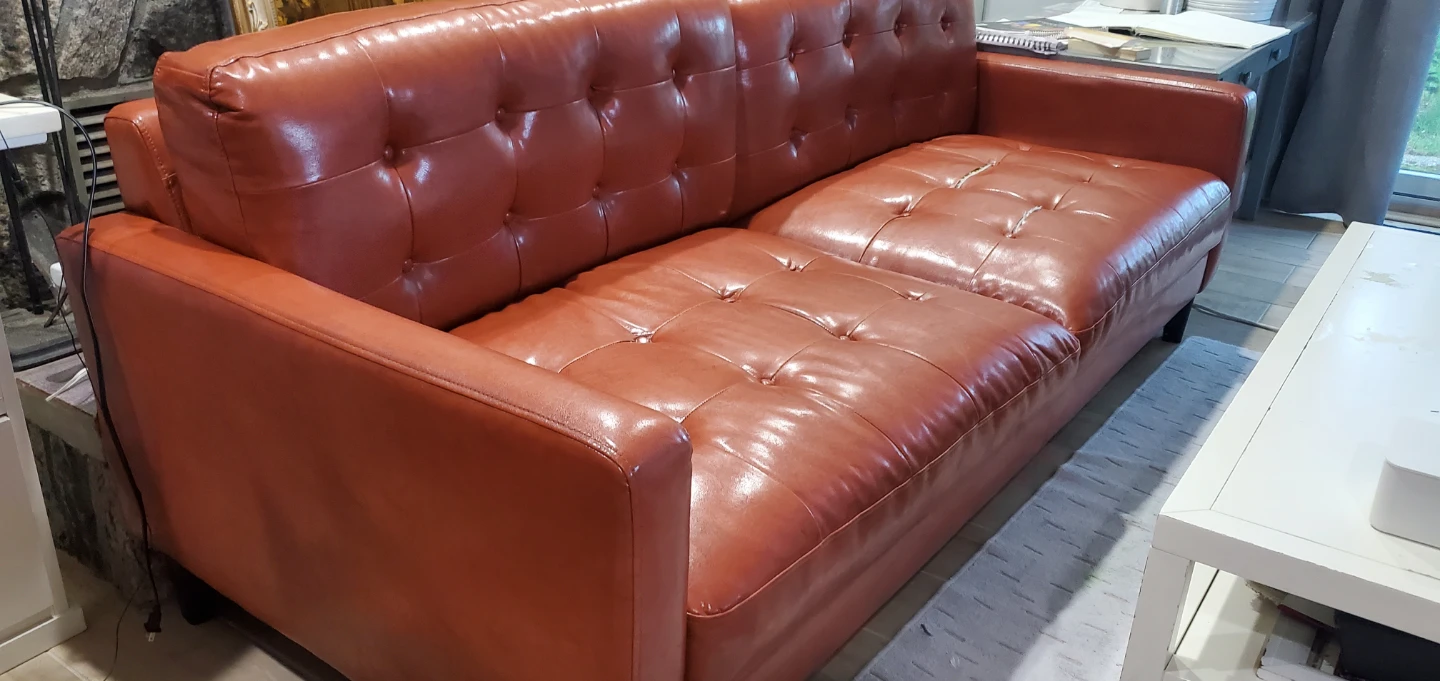 Free leather sofa - photo 2