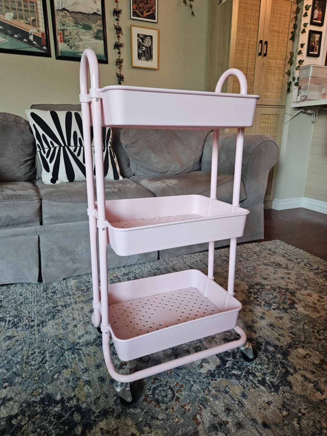 Pink Utility Cart
