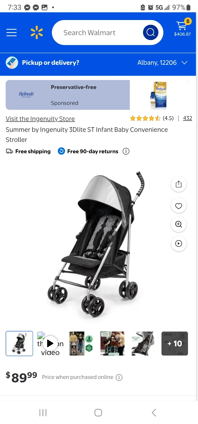 Summer Infant 3Dlite+ Convenience Stroller - photo 4