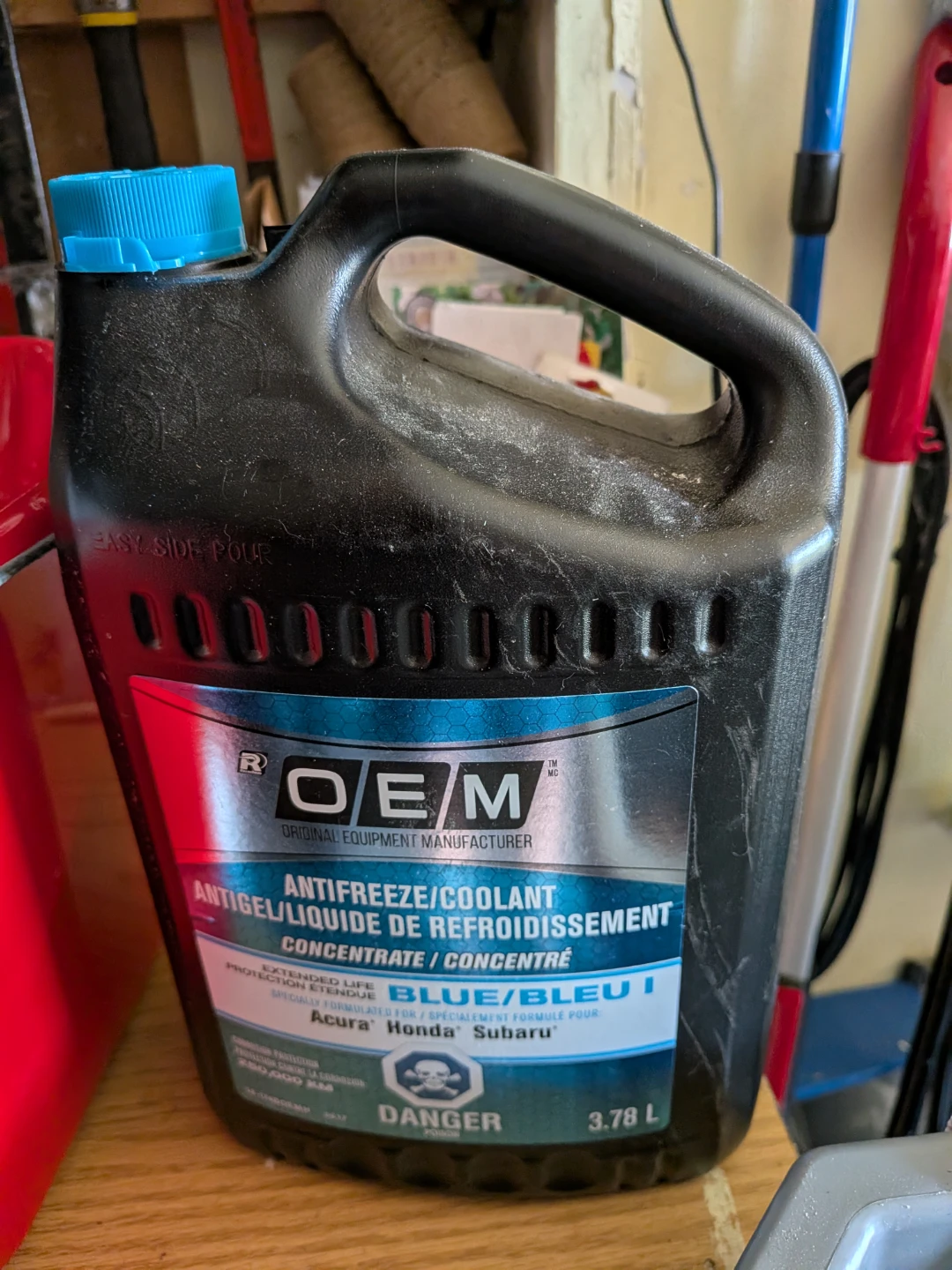 OEM Blue Antifreeze/Coolant Concentrate 3.78 L