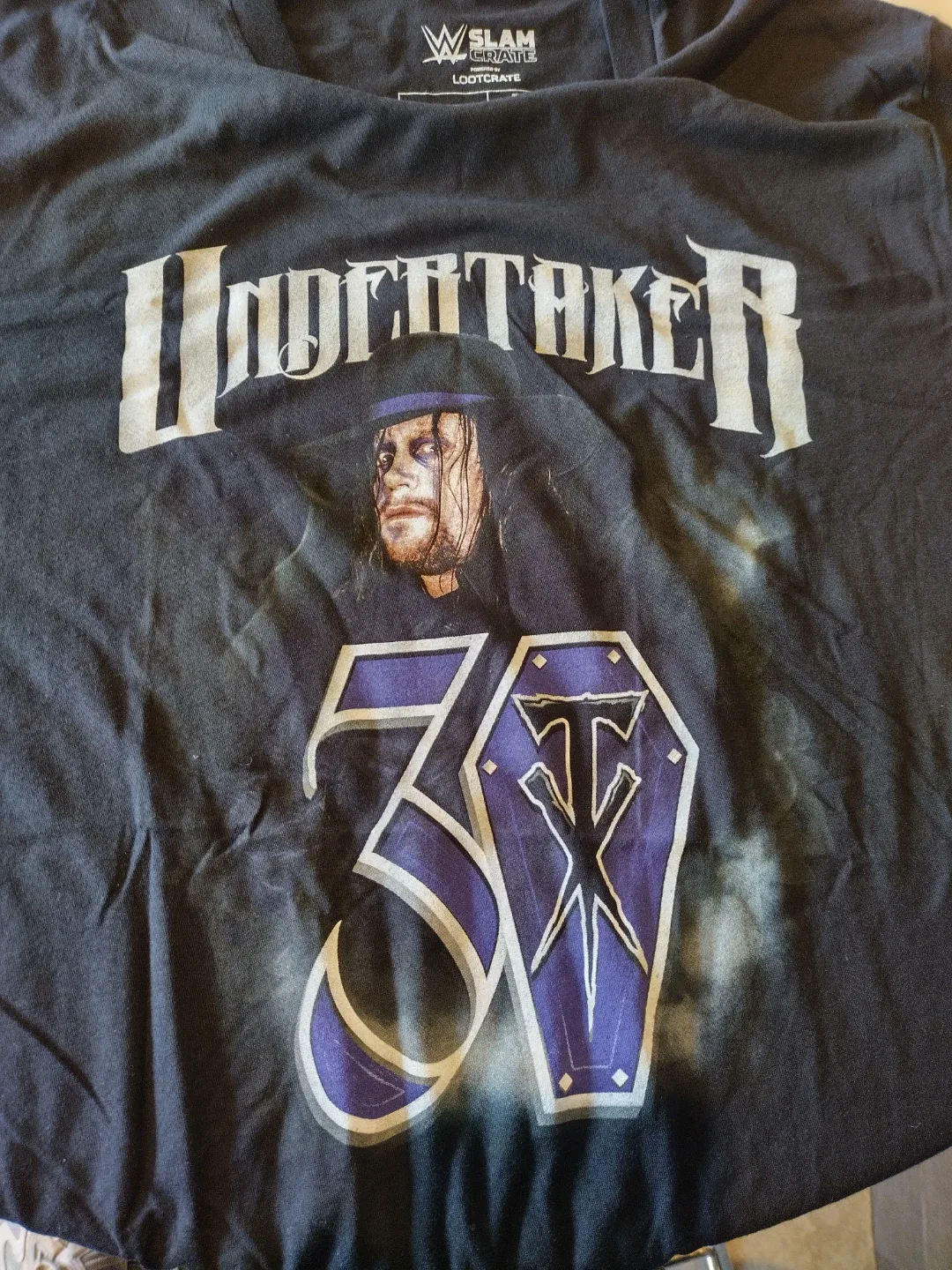 Undertaker 30th Anniversary WWE Slam Crate T-Shirt 3XL