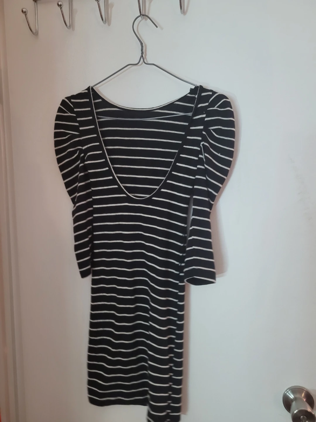 Striped Dress open back - photo 2
