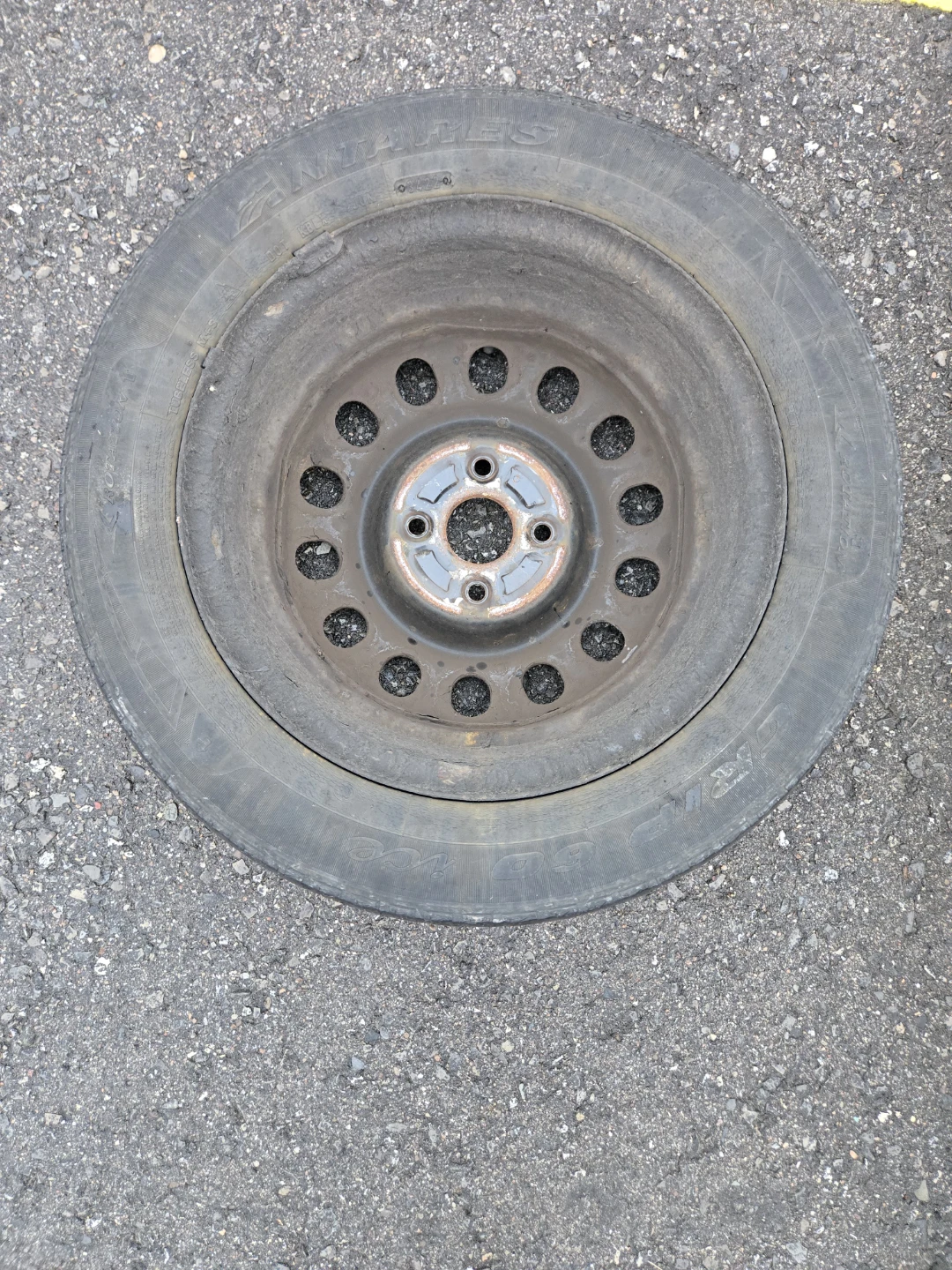 2 Tire Rims "14" inch from (175,65,R14)