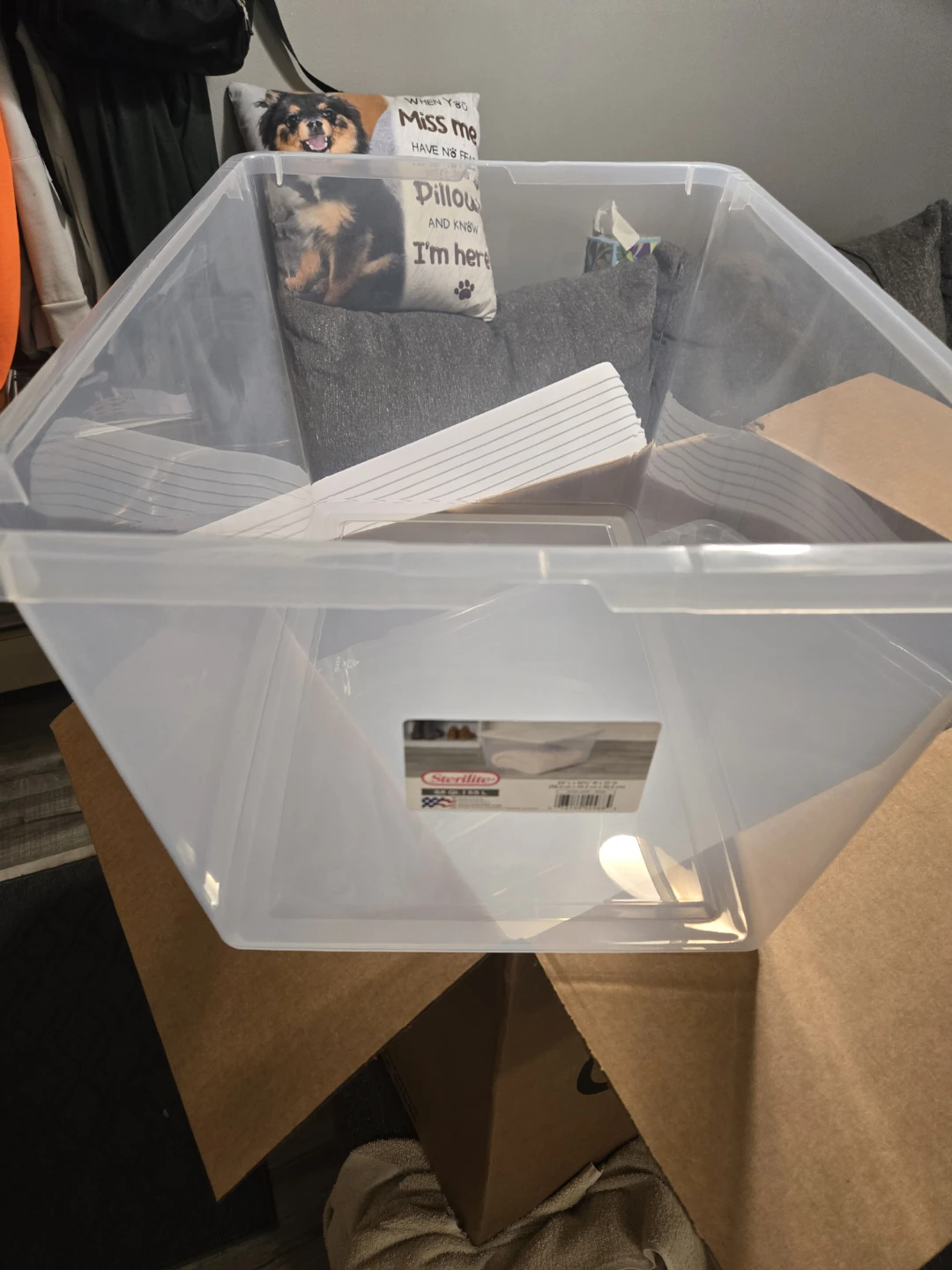 Sterilite 58 Qt. Storage Box case of 8 - photo 3