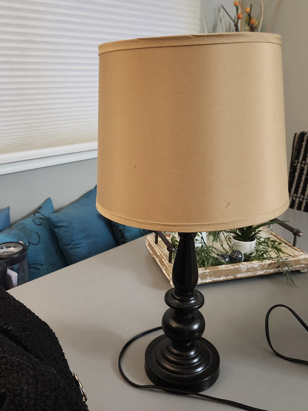 Accent Lamp with Tan Shade - photo 2