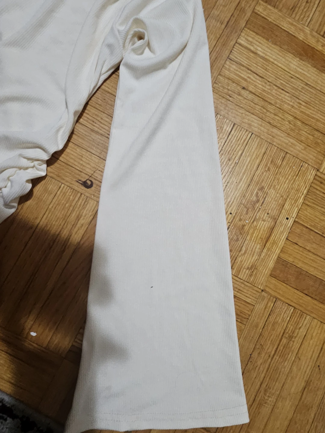 Cream long sleeve top - photo 4