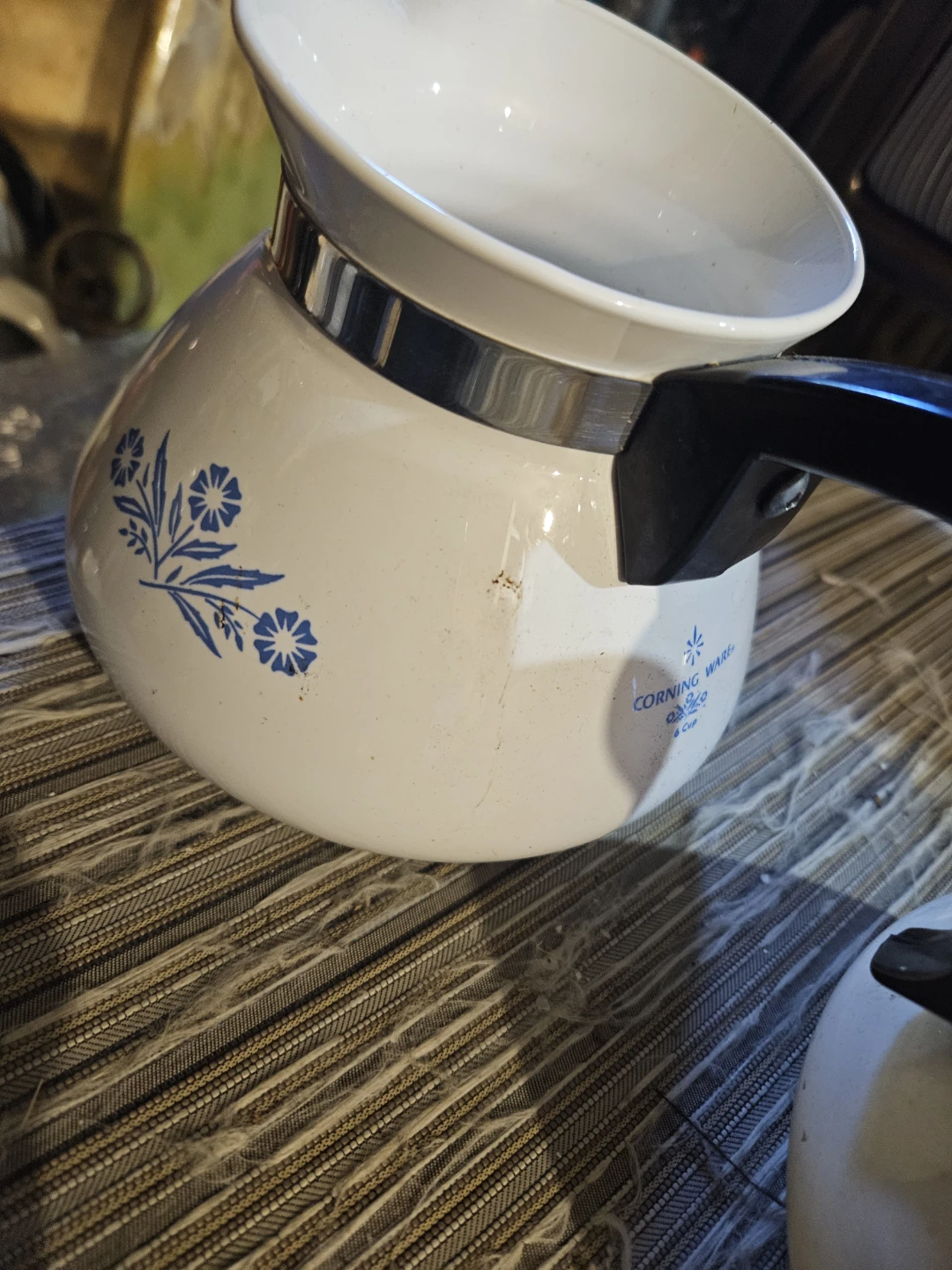 CorningWare Cornflower Blue Coffee Pot - photo 3
