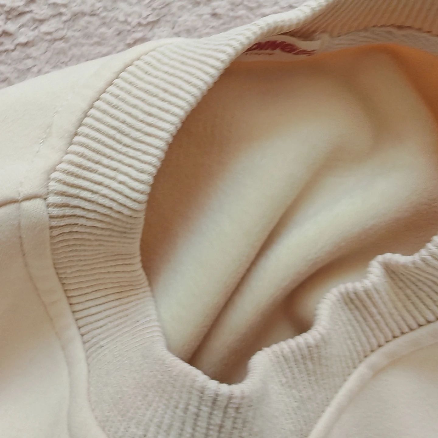 Cream Sweatshirt Dress with Tulle Skirt - photo 4