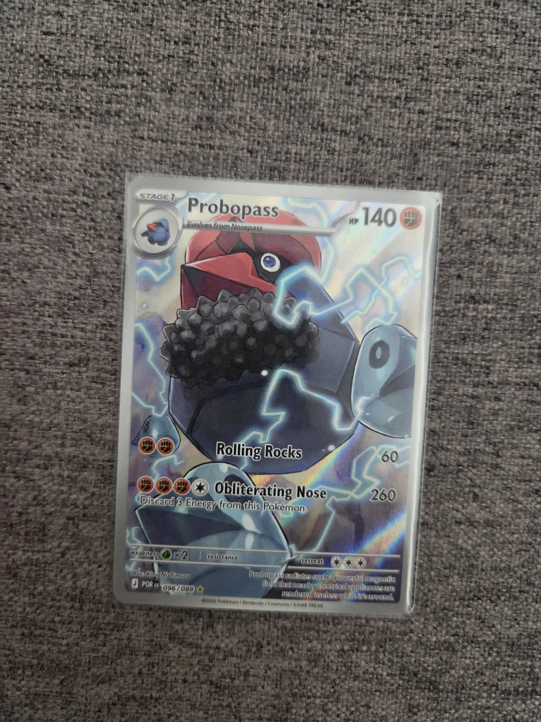 Pokémon Probopass Card 096/088 ⚽️