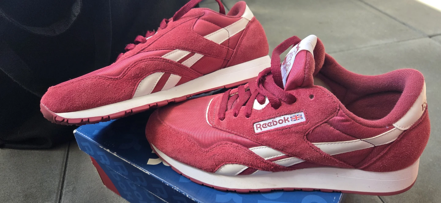 Reebok Classic Nylon Sneakers - Red