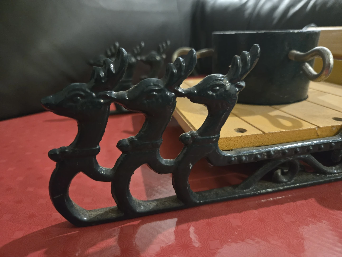 Vintage Sleigh Christmas Tree Stand - photo 3