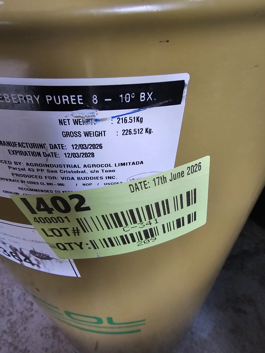55 Gallon Food Grade Metal Commercial Barrels - photo 4