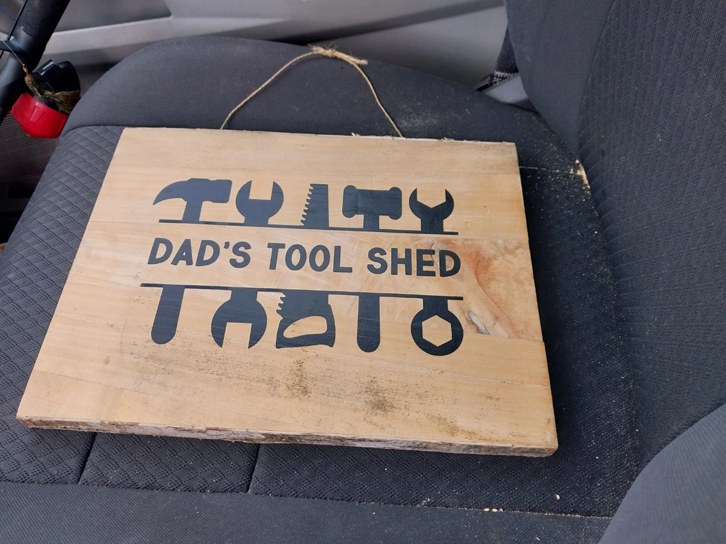 Dad's Tool Shed Wood Sign
