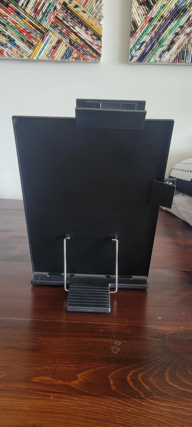 Adjustable Black Document Paper Holder Stand - photo 3