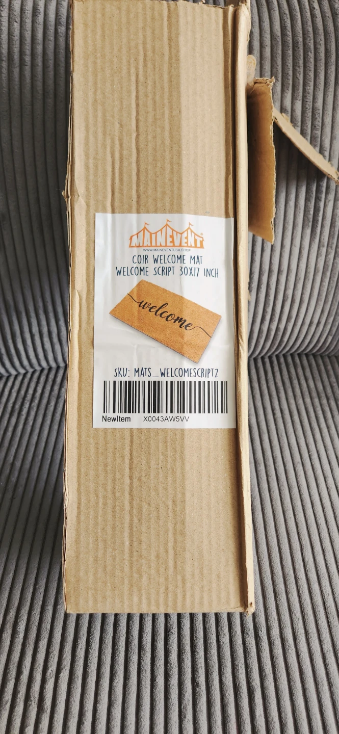 New in box Coir Welcome Script Doormat - photo 2