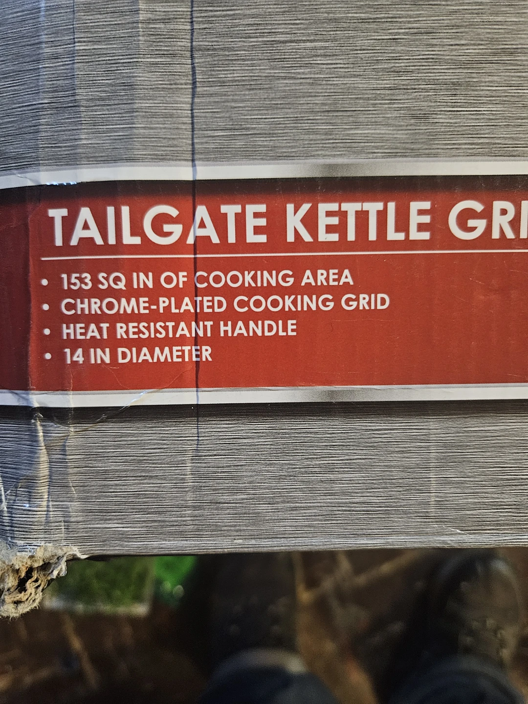 Outdoor Gourmet Tailgate Kettle Grill - Maroon - photo 3