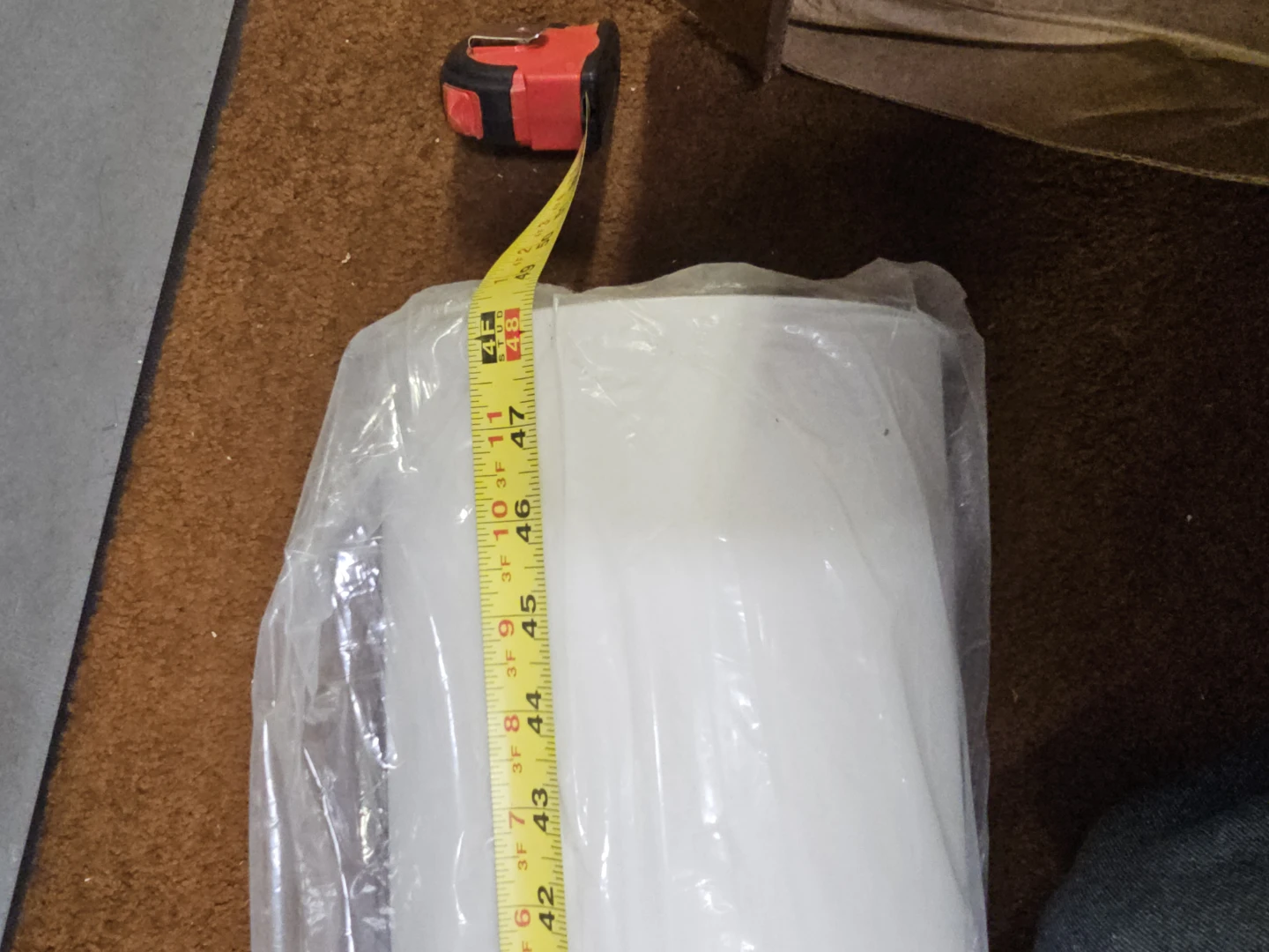 Big Roll of White Paper 4ft Wide     ⚽ - photo 2