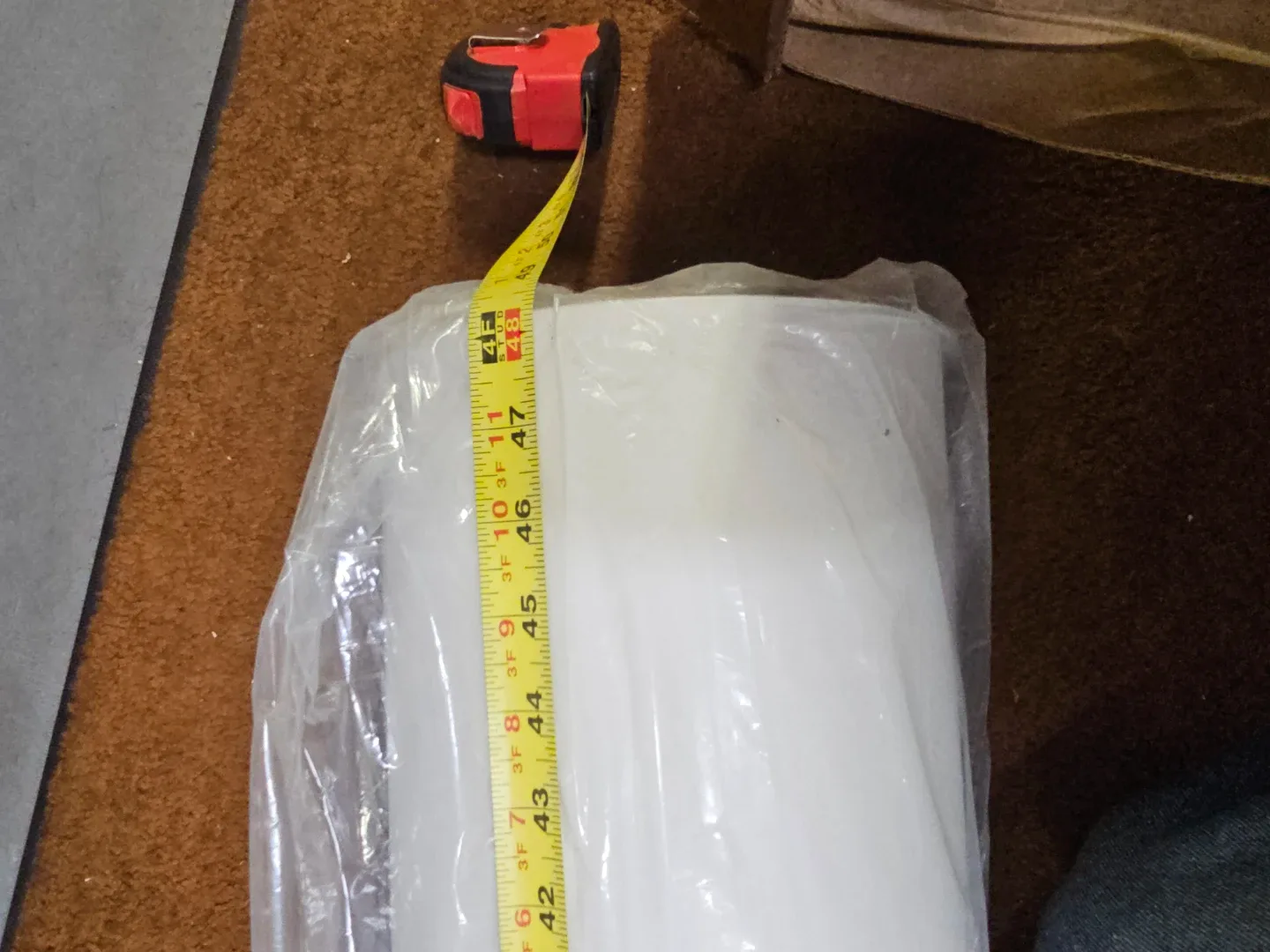 Big Roll of White Paper 4ft Wide     ⚽ - photo 2