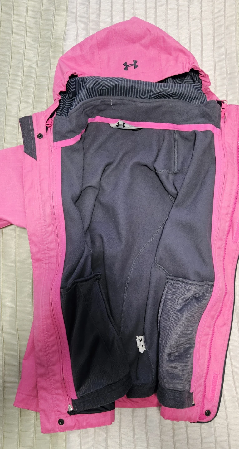 Girls Under armour Storm 3-in-1 jacket. Hot pink. Size YLG - photo 3